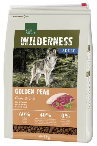 Real Nature Wilderness száraz kutyaeledel adult liba&kacsa 4kg