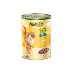 MultiFit macska konzerv zselé adult csirke 6x400g