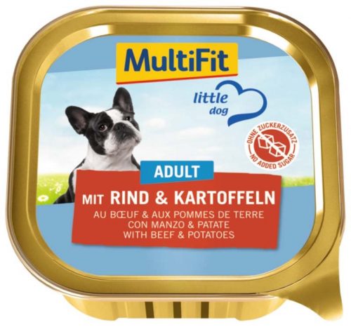 MultiFit Little Dog kutya tálka adult marha&burgonya 11x150g