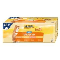 MultiFit Sauce macska tasak MP adult csirke 48x100g