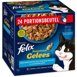 Felix Sensations macska tasak MP hal zselés 24x85g