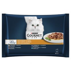   Gourmet Perle macska tasak MP pulyka&tonhal&kacsa&bárány 4x85g