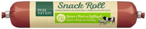 Real Nature Snack Roll kutya jutalomfalat bárány&marha&szárnyas 80g