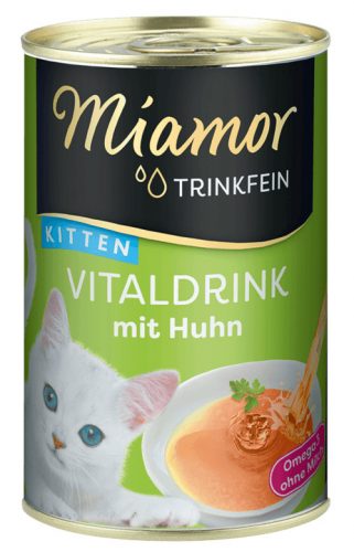 Miamor Trinkfein Vitaldrink macska kitten csirke 135ml