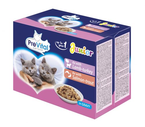 PreVital macska tasak MP kitten szósz 12x100g