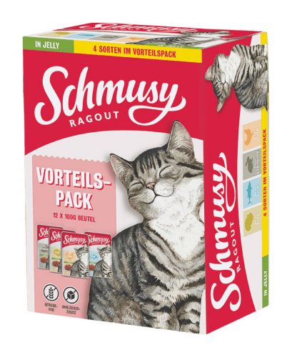 Schmusy Ragout macska tasak MP adult zselé 12x100g