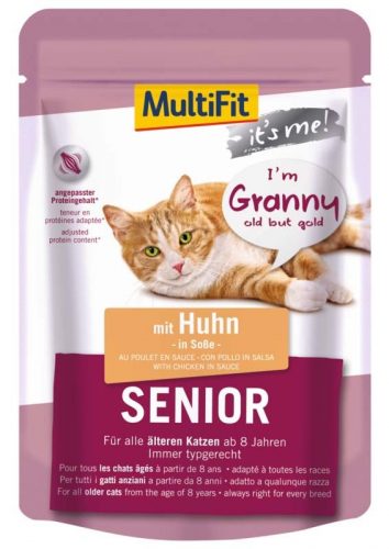 MultiFit It's me macska tasak senior csirke 24x85g