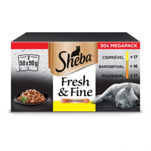 SHEBA Mini macska tasak MP baromfi 50x50g