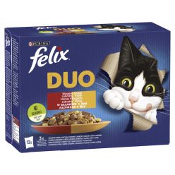   Felix Fantastic Duo macska tasak MP házias válogatás 12x85g