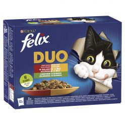   Felix Fantastic Duo macska tasak MP házias válogatás zöldséggel 12x85g