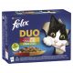 Felix Fantastic Duo macska tasak MP házias válogatás zöldséggel 12x85g