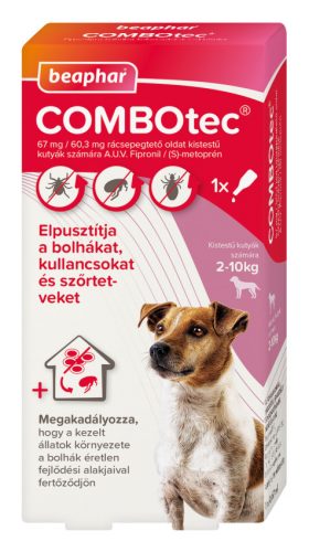 COMBOtec spot-on kullancs, bolha és tetvek ellen kutyáknak 2-10kg 1x0,67ml