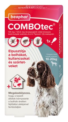 COMBOtec spot-on kullancs, bolha és tetvek ellen kutyáknak 10-20kg 1x1,34ml