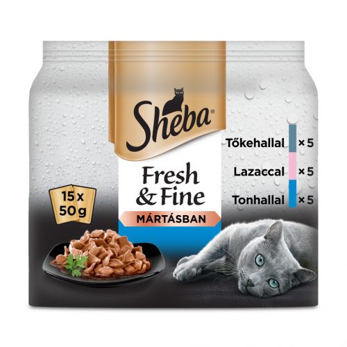 Sheba Fresh&Fine macska tasak MP hal 15x50g