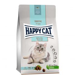   Happy Cat Sensitive száraz macskaeledel adult bőr&szőr 300g