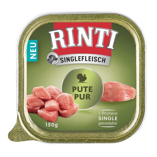 RINTI Pur kutya tálka pulyka 10x150g