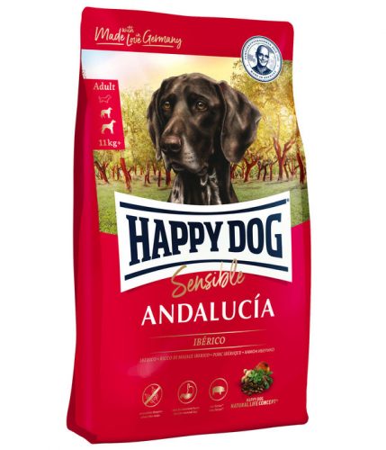 Happy Dog Supreme Sensitive Andalucia száraz kutyaeledel 1kg