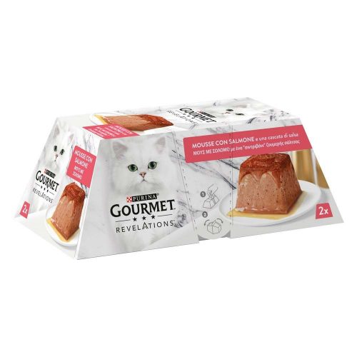 Gourmet Revelations macska tálka lazac pástétom 12x2x57g