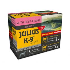 Julius - K9 kutya tasak MP marha&bárány 12x100g