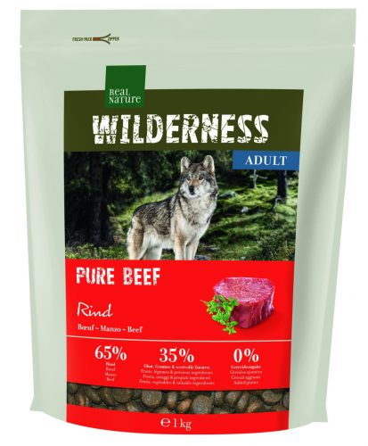 Real Nature Wilderness Pure Beef száraz kutyaeledel adult marha 1kg