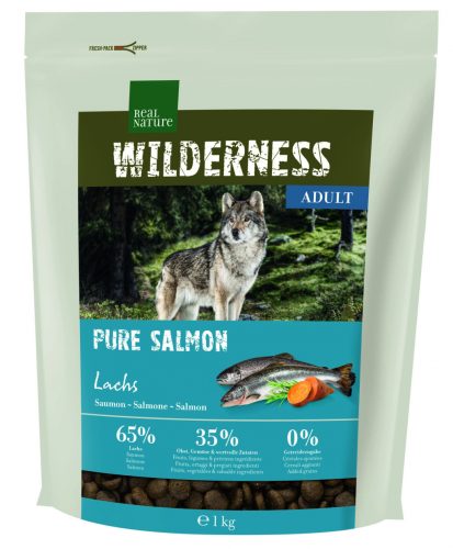 Real Nature Wilderness Pure Salmon száraz kutyaeledel adult hal 1kg