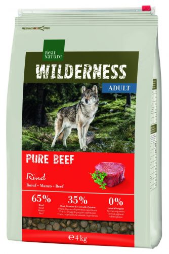 Real Nature Wilderness Pure Beef száraz kutyaeledel adult marha 4kg