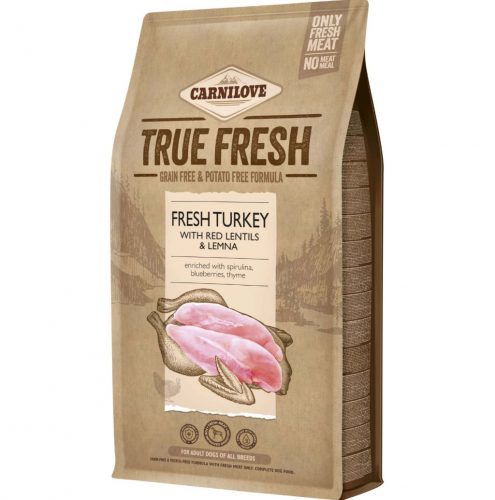 Carnilove True Fresh Adult száraz kutyaeledel pulyka 4kg