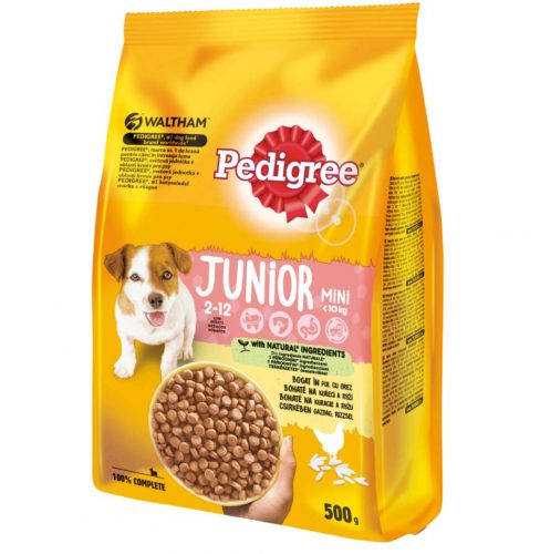 Pedigree száraz kutyaeledel mini junior csirke 500g