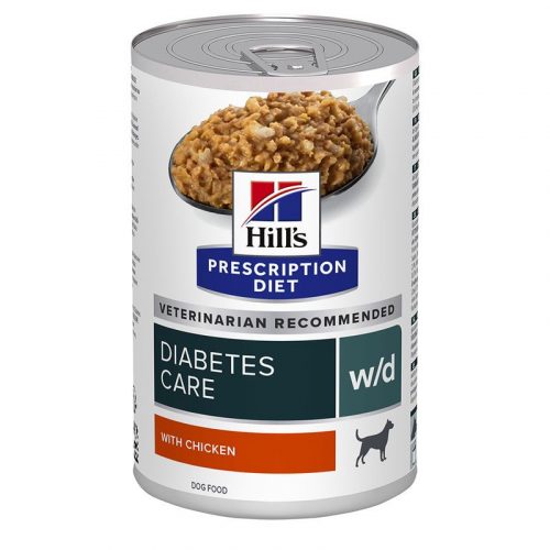 HILLS Prescription Diet kutya konzerv diabétesz w/d csirke 12x370g