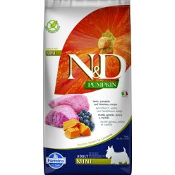   N&D Grain Free bárány&áfonya sütőtökkel adult mini száraz kutyaeledel 7kg