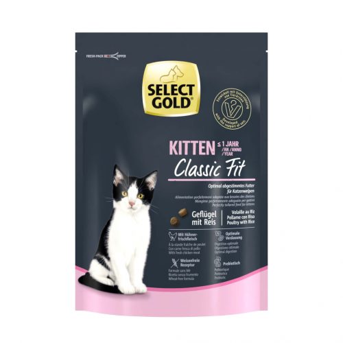 Select Gold Kitten száraz macskaeledel csirke 300g