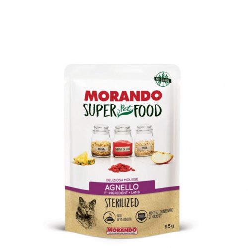 Morando Super Pet Food macska tasak adult steril bárány 24x85g