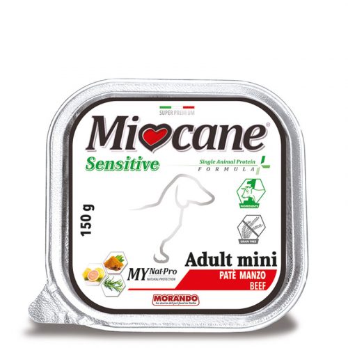 Miocane kutya tálka adult mini marha 22x150g