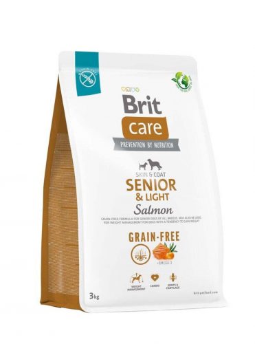 Brit Care Grain-Free Senior&Light száraz kutyaeledel 3kg