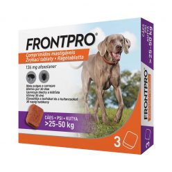   FRONTPRO® rágótabletta kutyáknak bolhák és kullancsok ellen (>25–50 kg) 3db