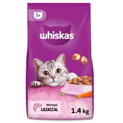 Whiskas adult száraz macskaeledel lazac 1,4kg