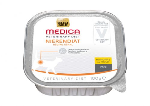 Select Gold Medica macska tálka vesekímélő csirke 16x100g