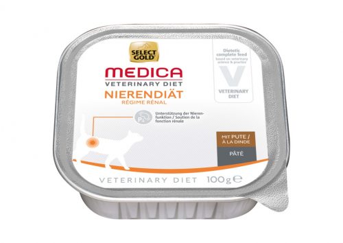 Select Gold Medica macska tálka vesekímélő pulyka 16x100g