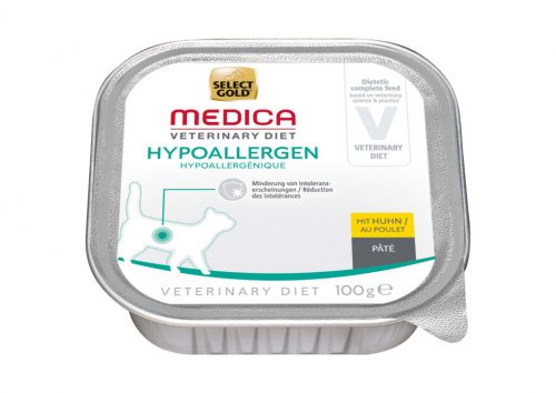 Select Gold Medica macska tálka hipoallergén csirke 16x100g