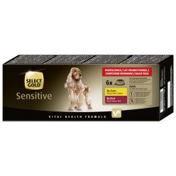 Select Gold Sensitive kutya tálka multipack adult 6x125g