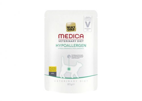 Select Gold Medica macska tasak hipoallergén csirke 24x85g