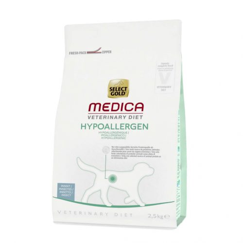 Select Gold Medica hipoallergén száraz kutyaeledel rovar 2,5kg