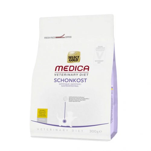 Select Gold Medica kitten száraz macskaeledel emésztőrendszeri problémákra 300g