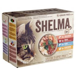 Shelma macska tasak MP hús-hal 12x85g