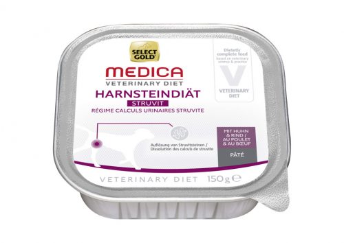 Select Gold Medica húgykő elleni kutya tálka marha&csirke 10x150g