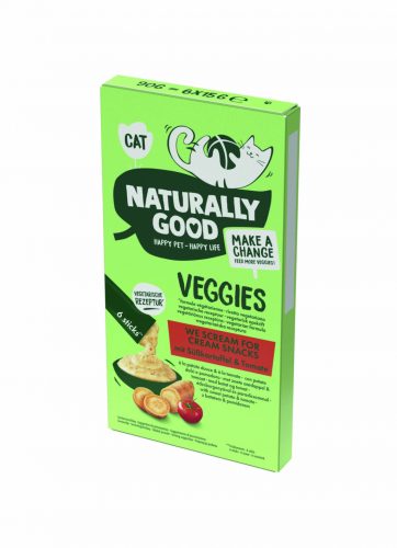 Naturally Good Veggies Snacks macska jutalomfalat krémes édesburgonya 6x15g