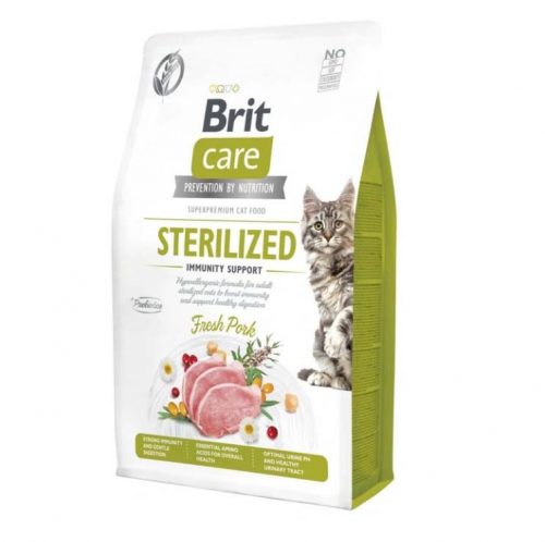 Brit Care Cat Grain-Free Immunity Support steril száraz macskaeledel 400g