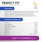 Perfect Fit anti-hairball száraz macskaeledel adult csirke 1,4kg