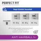 Perfect Fit anti-hairball száraz macskaeledel adult csirke 1,4kg