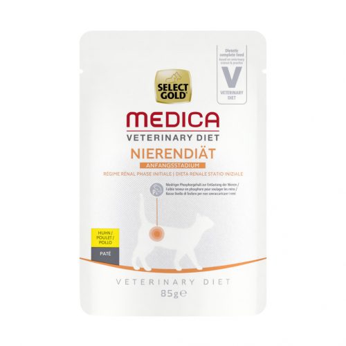 Select Gold Medica macska tasak korai vesekímélő csirke 12x85g